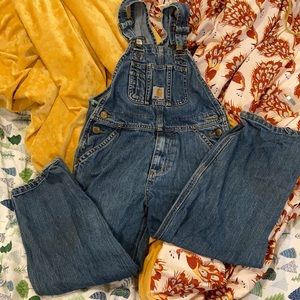 Kids size 7 Carhartt overalls